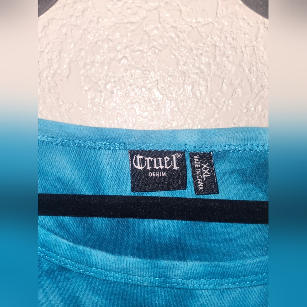 RELIST SOON CRUEL GIRL DENIM Graphic T-shirt Tie-dye Relaxed Short Sleeve XXL - Picture 4 of 11